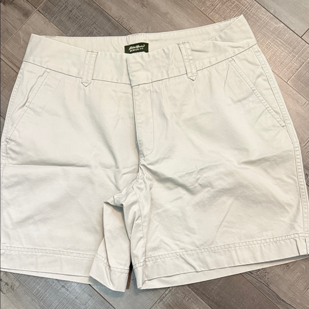 Eddie Bauer Mercer Fit Shorts - White and Green